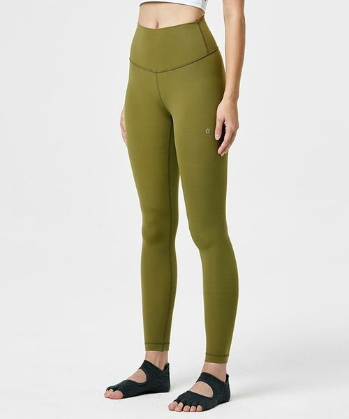 Noblelux Leggings-Green Apple-2-Martini Olive-Urbanheer