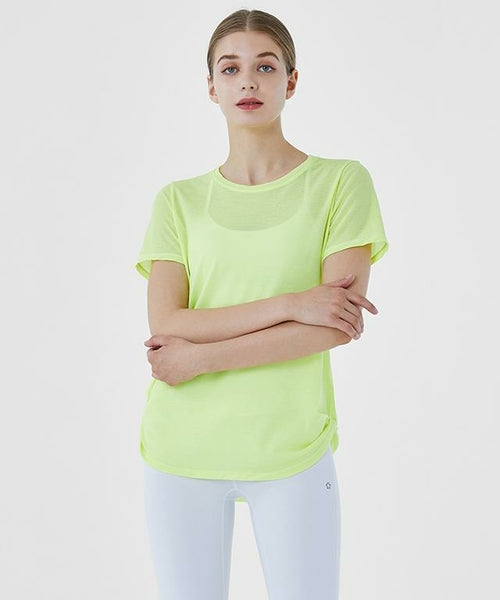 Twist It Short Sleeve-Green Apple-2-Acid Yellow-Urbanheer