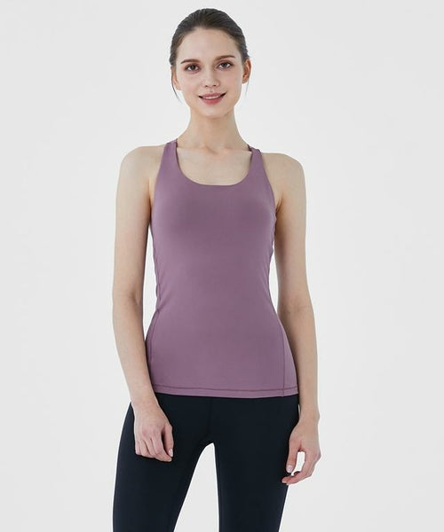 Refresh Racer Tank-Green Apple-2-ROSY BROWN-Urbanheer
