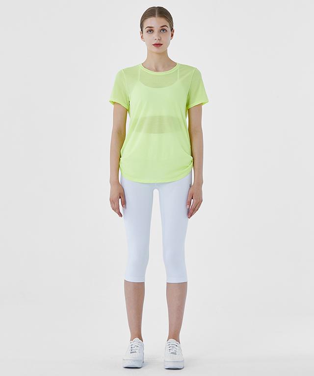 Twist It Short Sleeve-Green Apple-10-Black-Urbanheer