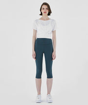 Twisty Short Sleeve-Green Apple-2-Lily White-Urbanheer