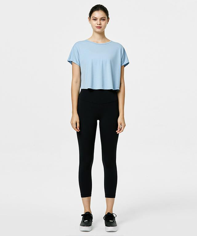 Charming Crop Sleeve-Green Apple-2-Sunrise Yellow-Urbanheer