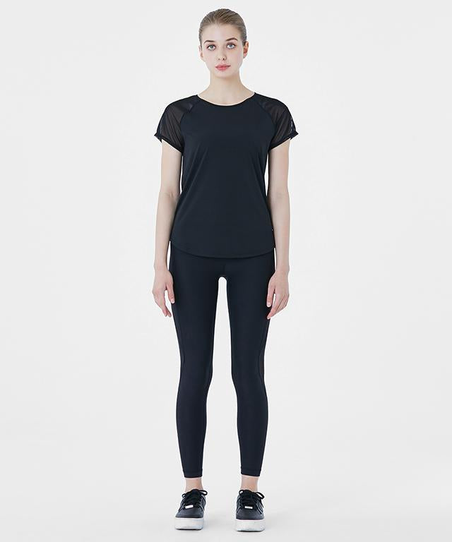 Cool Out Short Sleeve-Green Apple-2-Black-Urbanheer