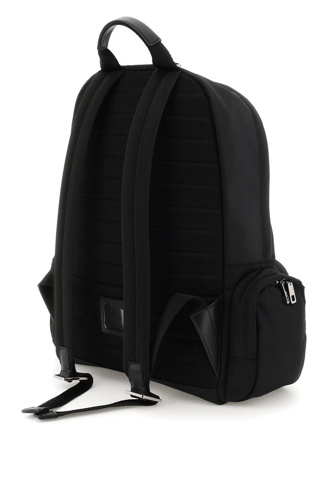 nylon backpack with logo