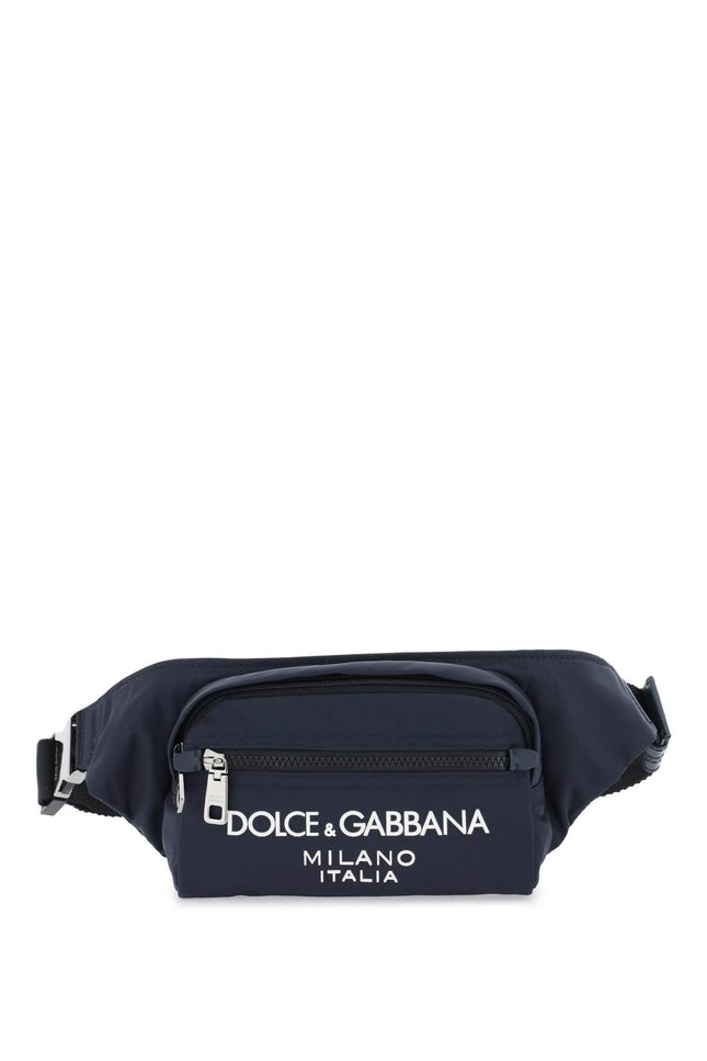 nylon beltpack bag with logo