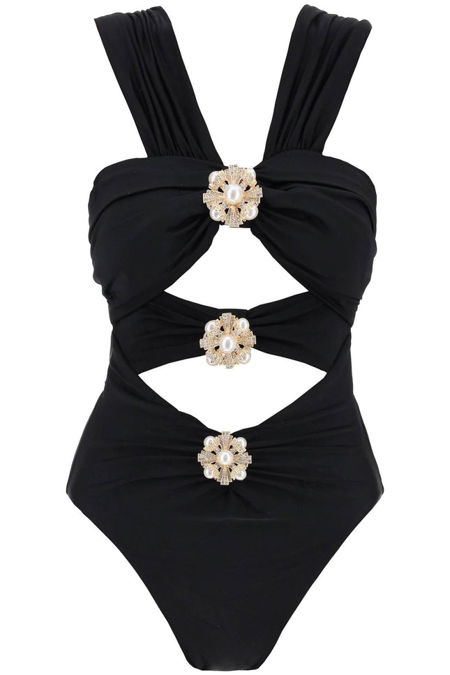 one-piece swimsuit with cut-out and