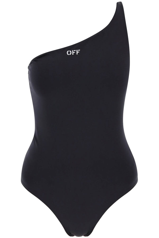 One-Shoulder Swimsuit With Embroidered