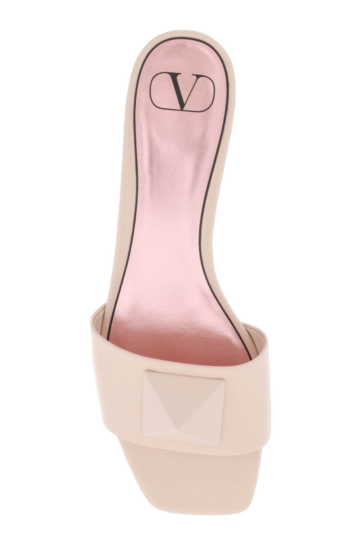 One Stud Leather Mules-women > shoes > mules-Valentino GARAVANI-34-Pink-Urbanheer