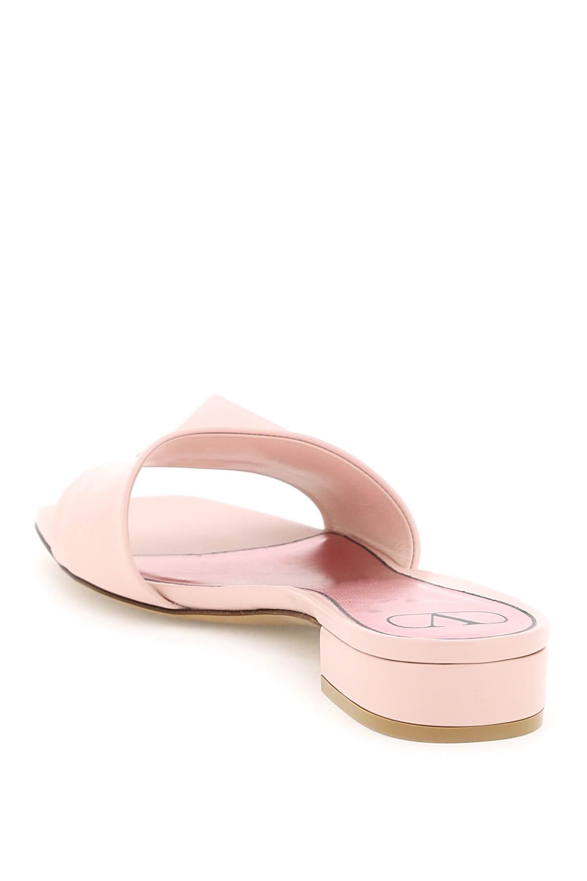 One Stud Leather Mules-women > shoes > mules-Valentino GARAVANI-34-Pink-Urbanheer