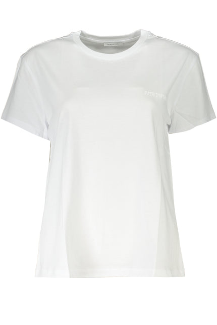 PATRIZIA PEPE WOMEN'S SHORT SLEEVE T-SHIRT WHITE-T-Shirt-PATRIZIA PEPE-Urbanheer