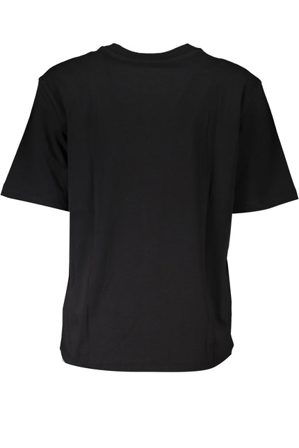 PATRIZIA PEPE WOMEN'S SHORT SLEEVE T-SHIRT BLACK-T-Shirt-PATRIZIA PEPE-Urbanheer