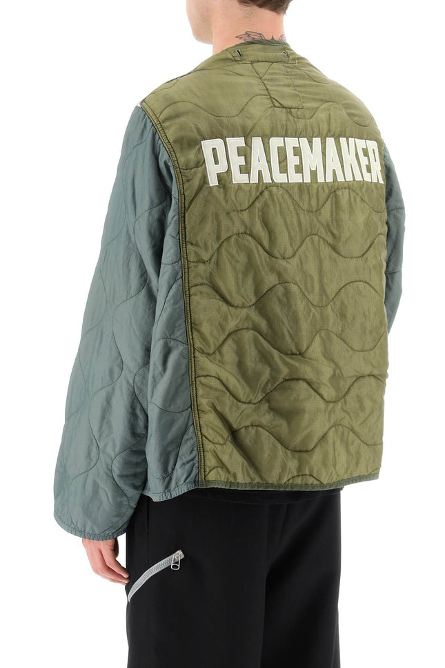 'peacemaker' quilted liner jacket