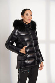 Henry Arroway Princess Women Puffer Jacket-Clothing - Women-Henry Arroway-Black-M-Urbanheer