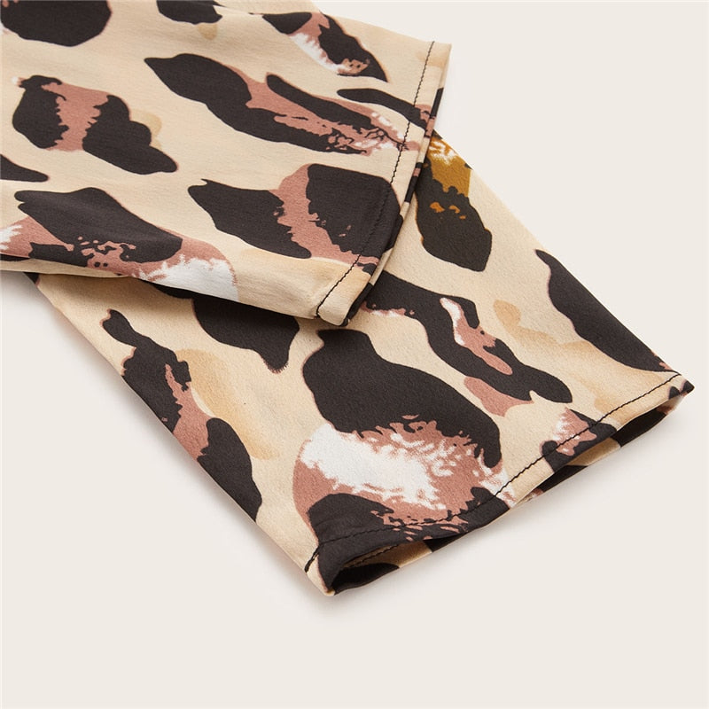 Multicolor Surplice Wrap Satin Leopard Deep-UHXV-Multi-XS-Urbanheer