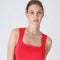 Clean Line Square Neck Top-TOP-NIKIBIKI-Red-Urbanheer