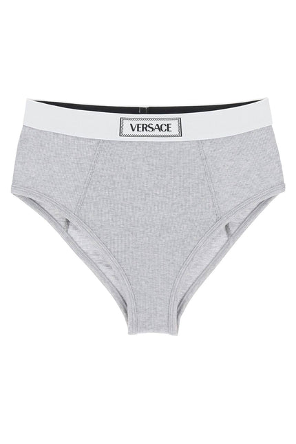 Ribbed Briefs With '90S Logo