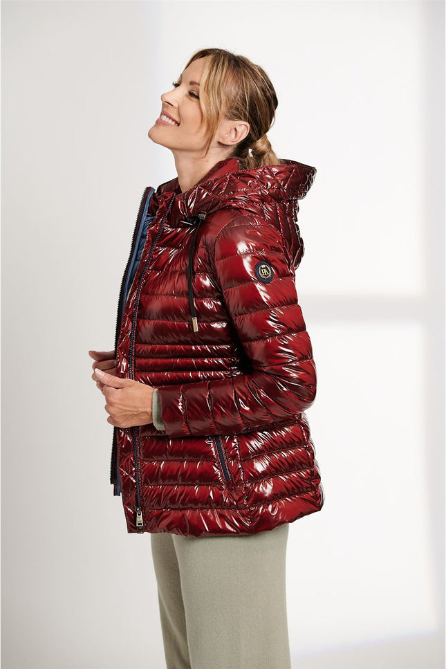Henry Arroway Rose Women Puffer Jacket-Clothing - Women-Henry Arroway-Urbanheer