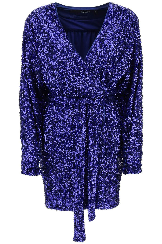 'samantha' sequined mini dress - Blue