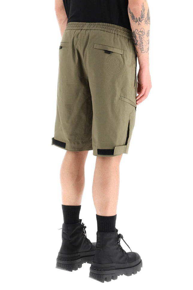 shorts with hook-and-loop closure