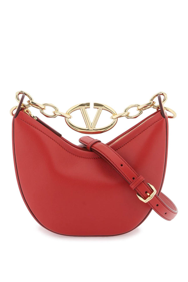 "small vlogo moon bag in nappa leather with