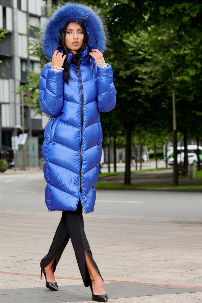 Henry Arroway Snow Women Puffer Jacket-Clothing - Women-Henry Arroway-blue-XS-Urbanheer