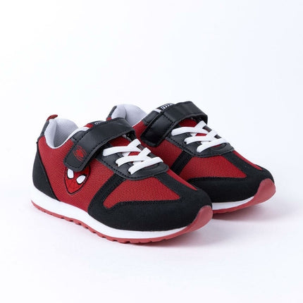 Sports Shoes For Kids Spiderman Red