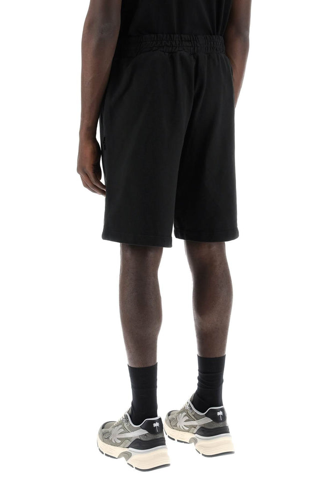 sporty bermuda shorts with logo