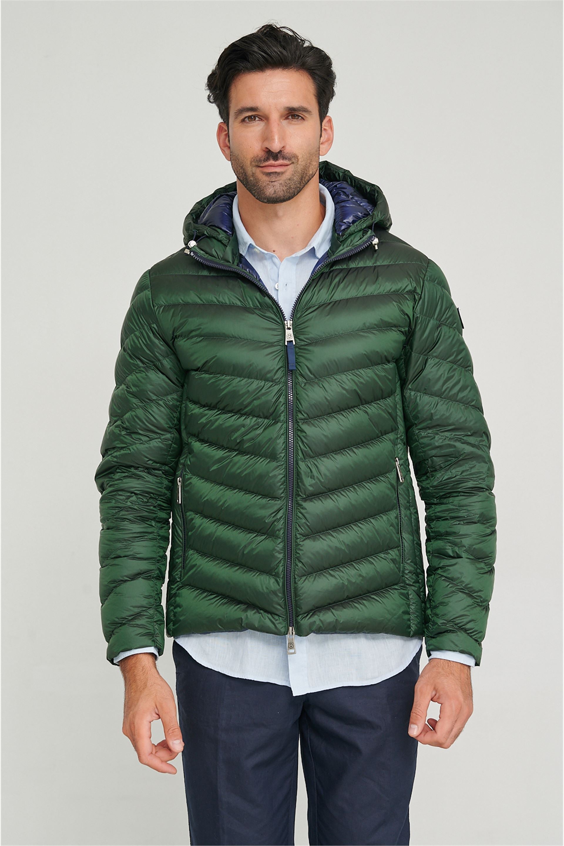 FENIX Lightweight Men'S V-Shaped Short Jacket-Henry Arroway-S-GREEN FOREST-Urbanheer