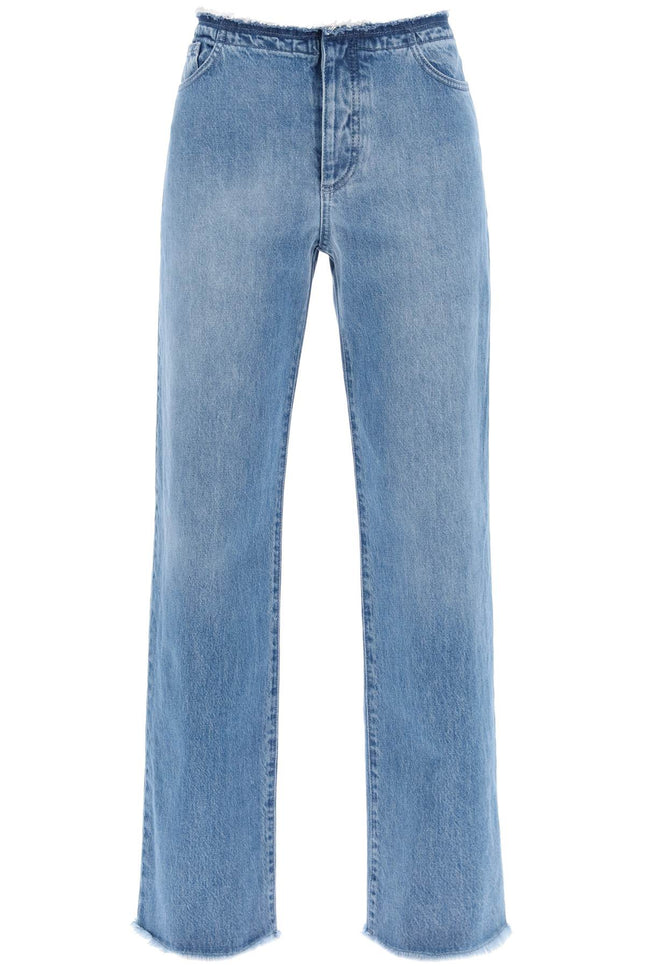 straight leg levant jeans with eight
