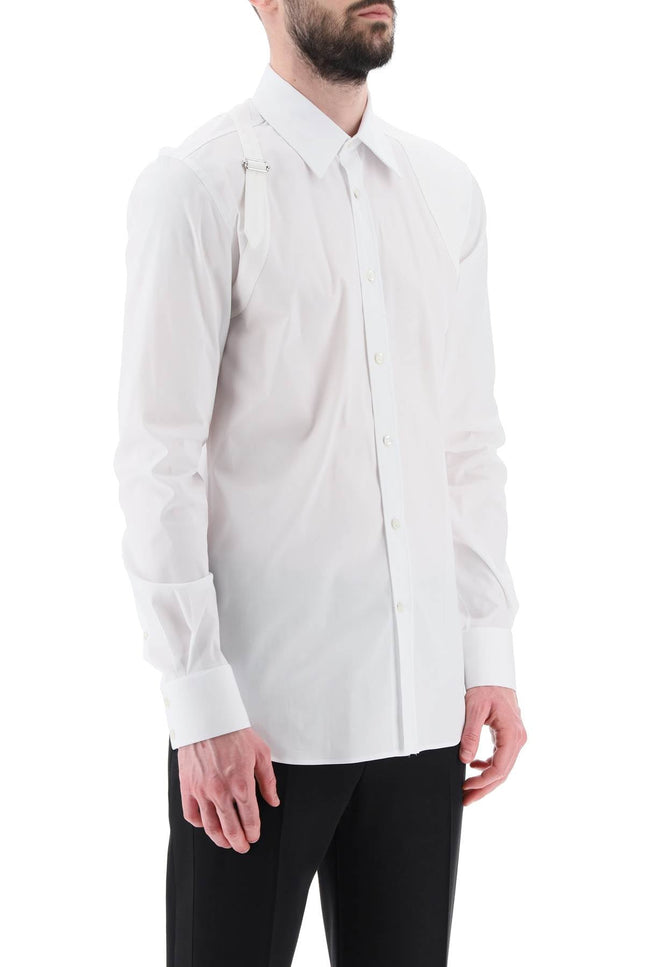 stretch cotton harness shirt