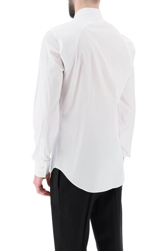 stretch cotton harness shirt
