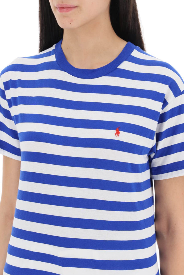 striped crewneck t-shirt