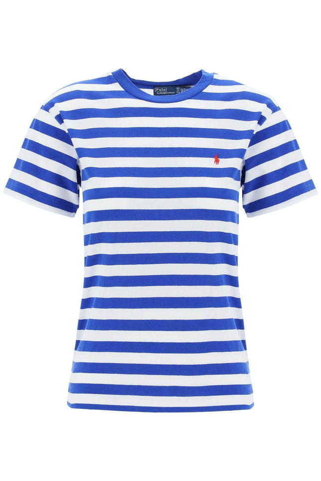 striped crewneck t-shirt