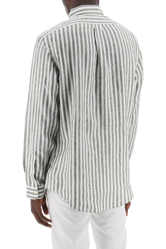 striped custom-fit shirt