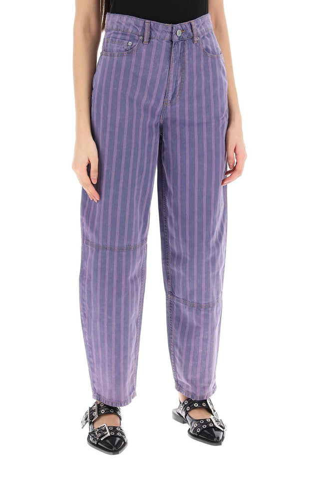 Striped Starry Jeans - Purple