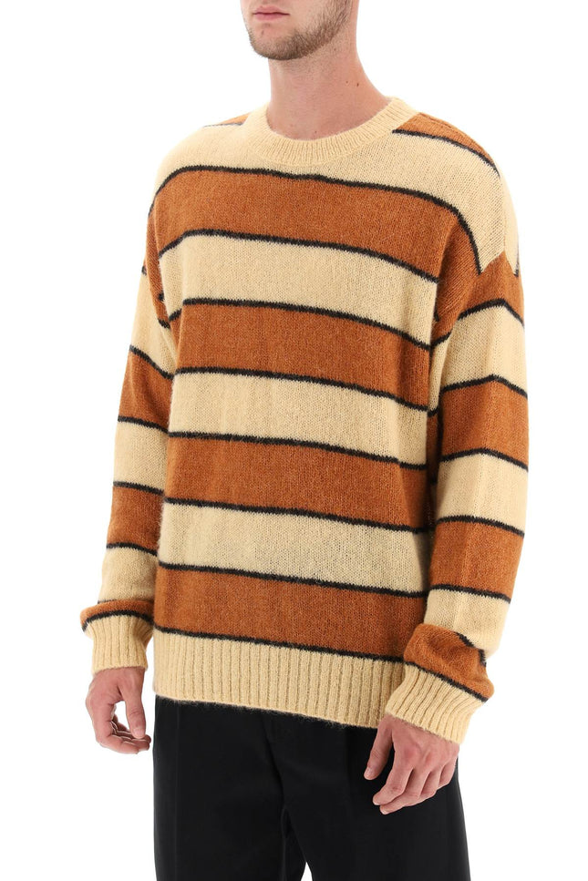 striped wool and alpaca sweater