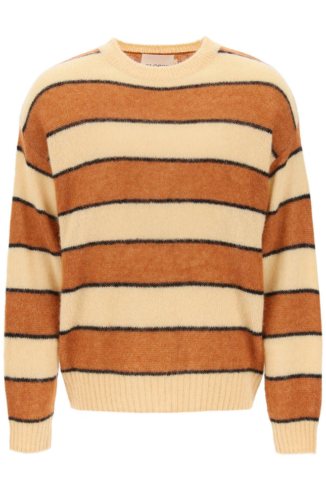 striped wool and alpaca sweater