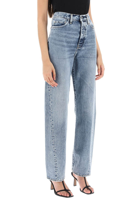 Twisted Seam Straight Jeans - Blue-clothing-Toteme-24-Urbanheer
