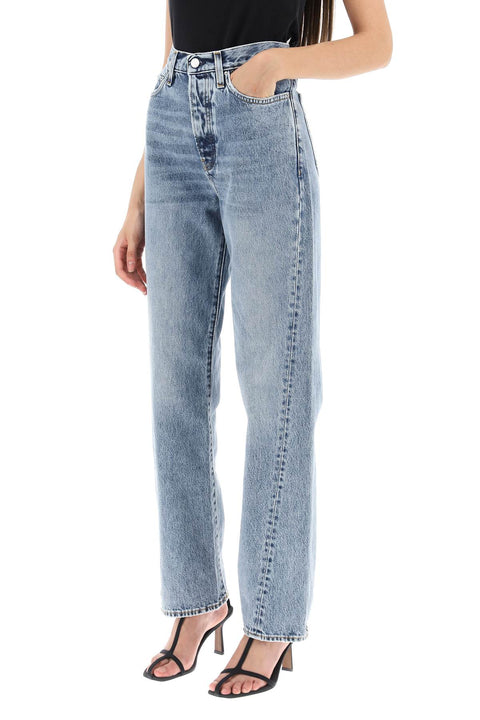 Twisted Seam Straight Jeans - Blue-clothing-Toteme-24-Urbanheer