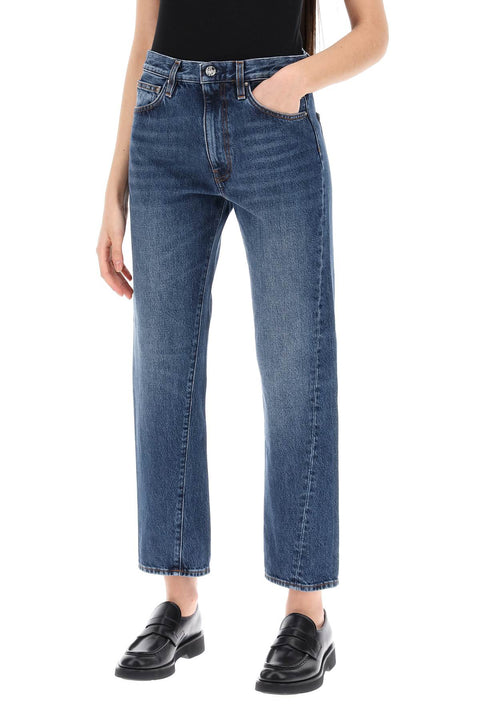 Twisted Seam Straight Jeans-women > clothing > jeans-Toteme-24-Blue-Urbanheer