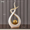 Abstract Sculpture Ceramic Statue Home Décor Figurines-Figurines & Miniatures-Ai BlakHom-S-Urbanheer