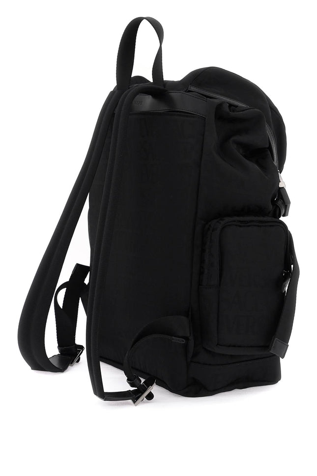 versace allover neo nylon backpack