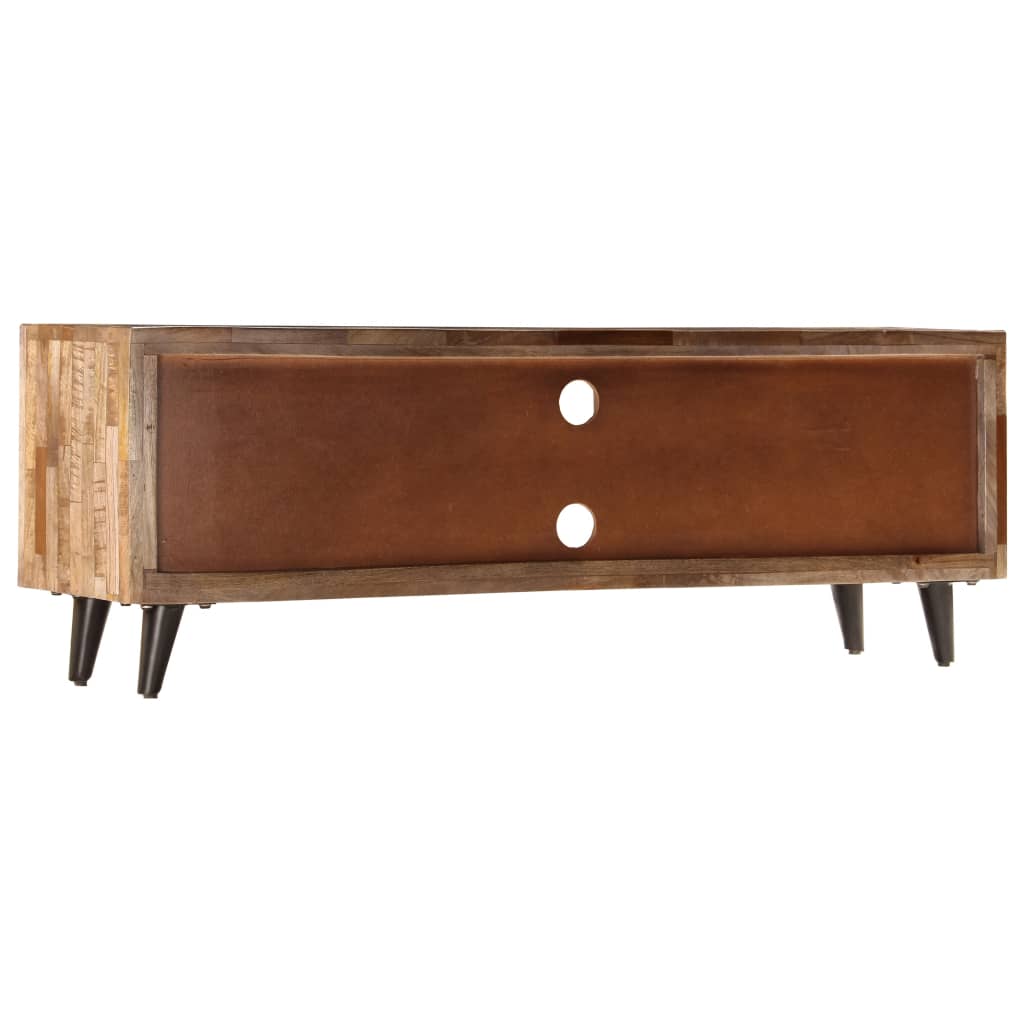 vidaXL TV Stand 46.5"x11.8"x15.7" Solid Wood Mango-Furniture > TV benches & TV stands-VidaXL-Urbanheer