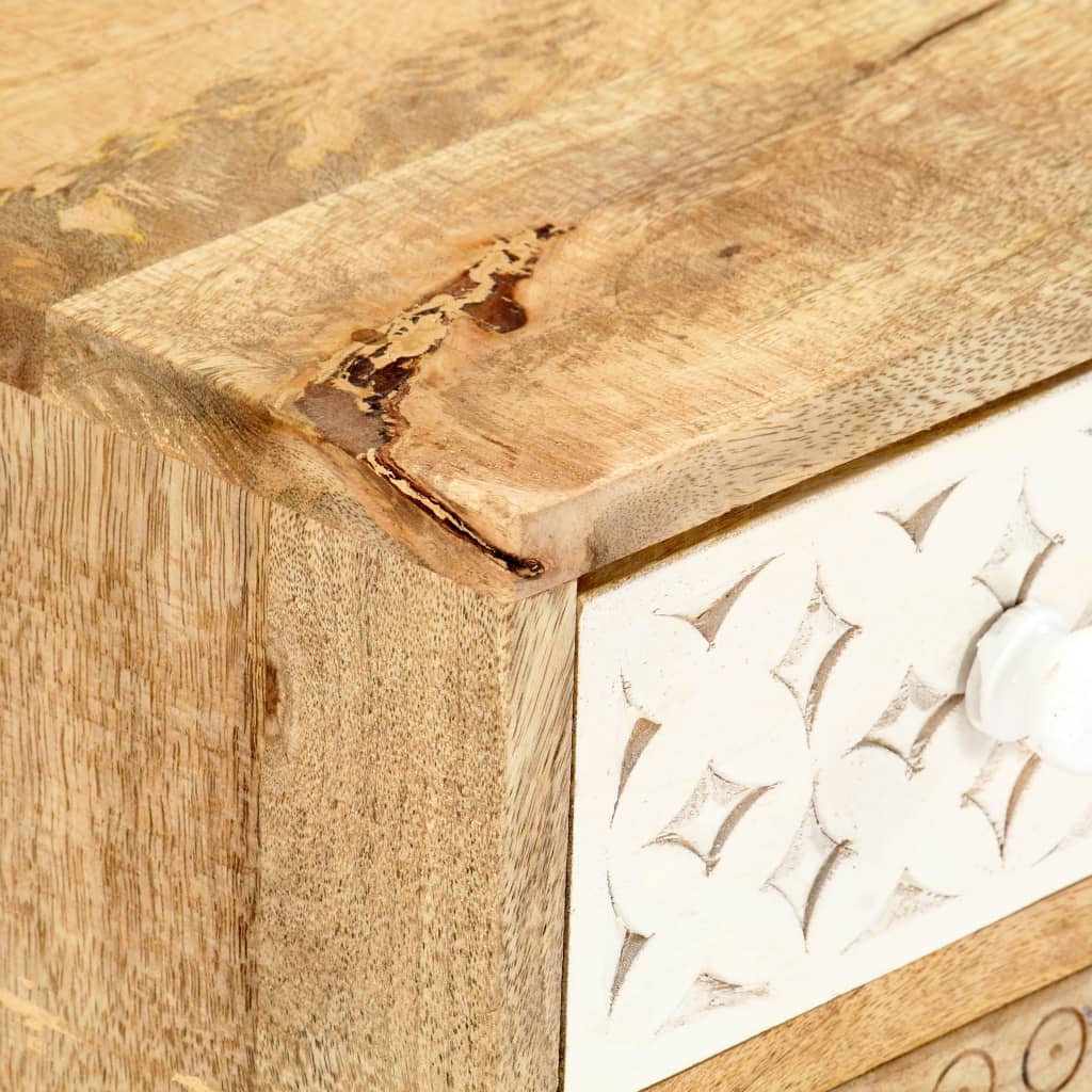 vidaXL TV Stand 47.2"x11.8"x15.7" Solid Wood Mango-Furniture > TV benches & TV stands-VidaXL-Urbanheer