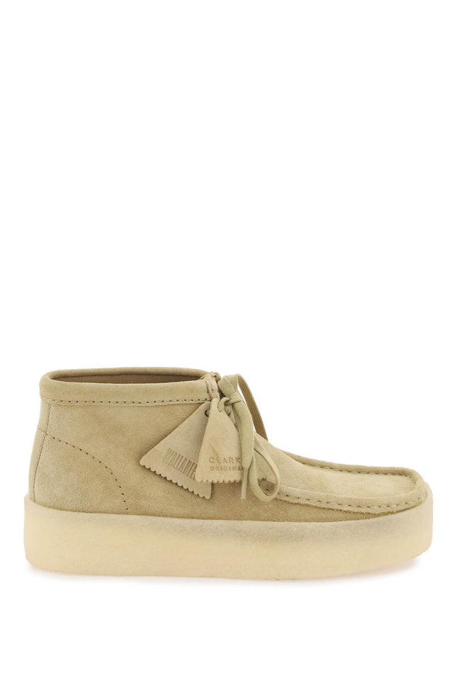 'Wallabee Cup Bt' Lace-Up Shoes - Beige