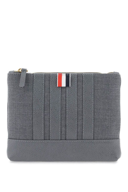 Wool 4-Bar Small Pouch