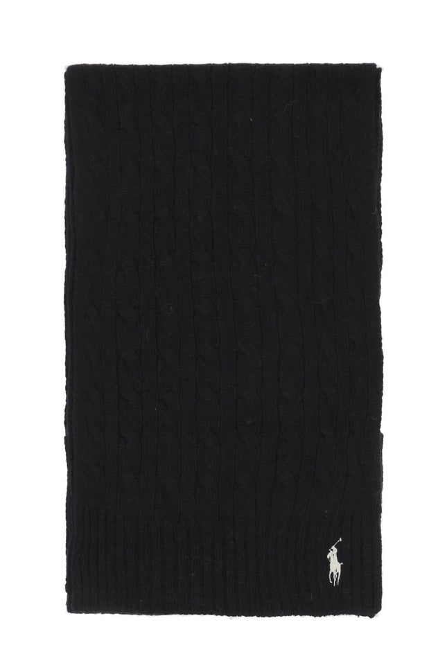 Wool And Cashmere Cable-Knit Scarf