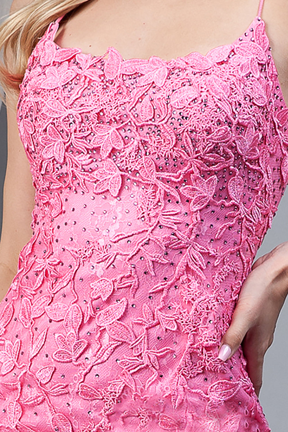 Embroidered Lace Open Dress-Clothing - Women-AMEL-0-BABY BLUE-Urbanheer