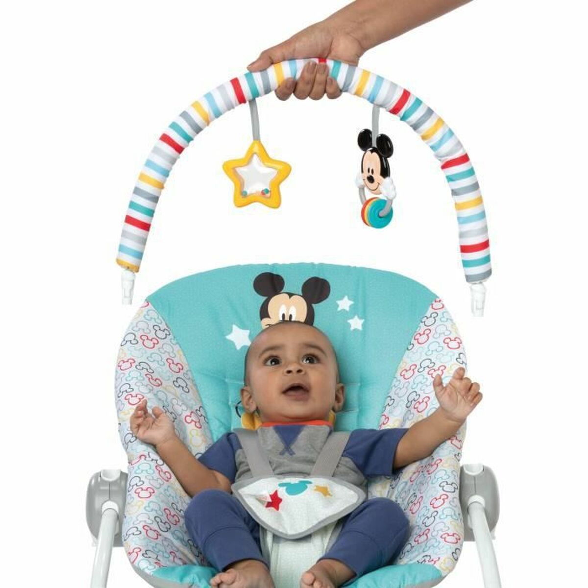 Baby Bright Starts Mickey Mouse Blue –