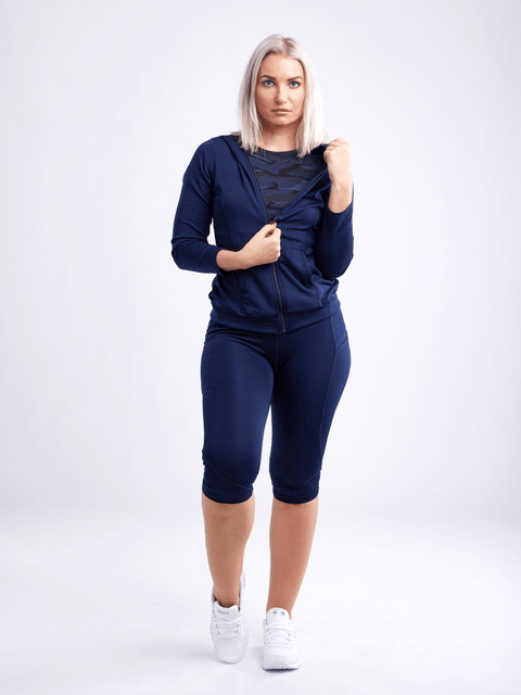 Mid-Rise Capri Fitness Leggings with Side Pockets-JupiterGear-Rose Dust-Small / Medium-Urbanheer